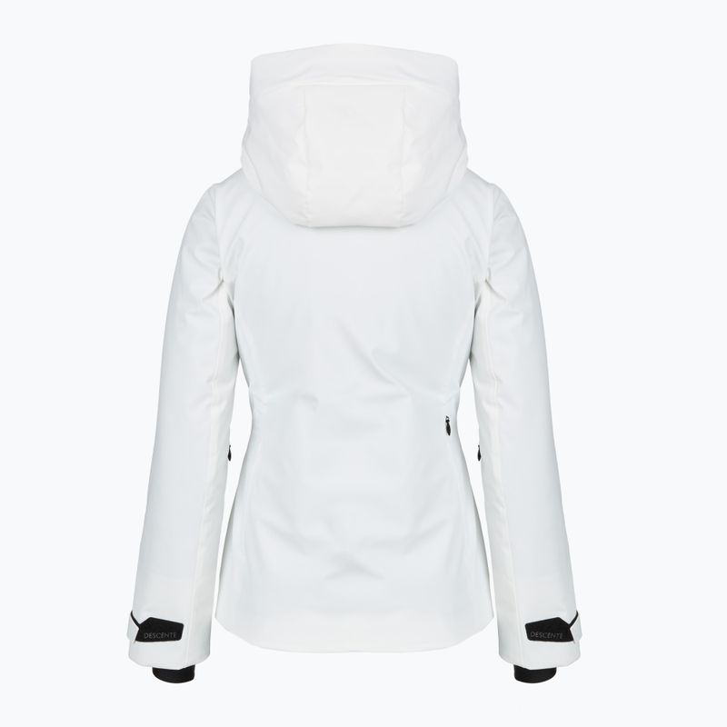 Women's ski jacket Descente Removable Down super white 2