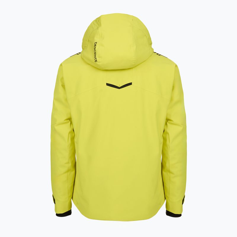 Men's ski jacket Descente Finder actus green 2