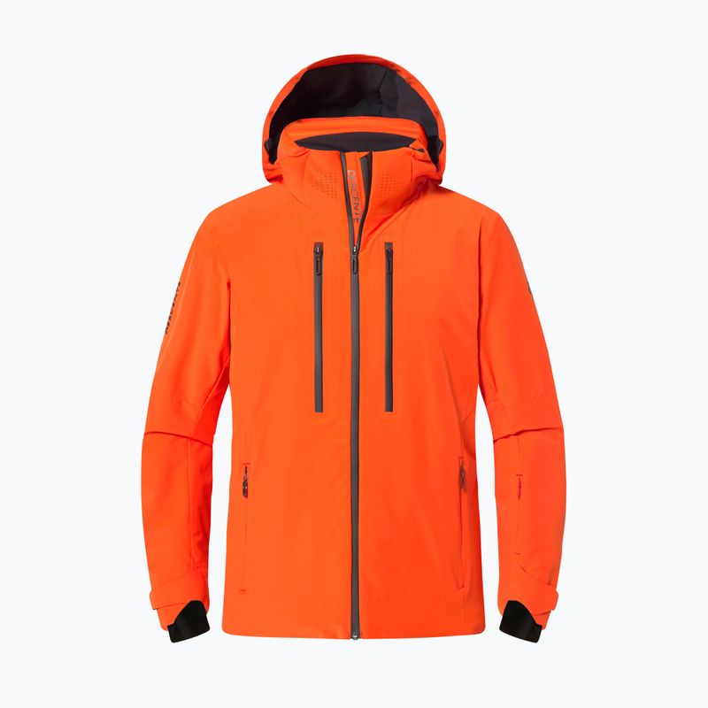 Men's ski jacket Descente Stream mandarin orange 9