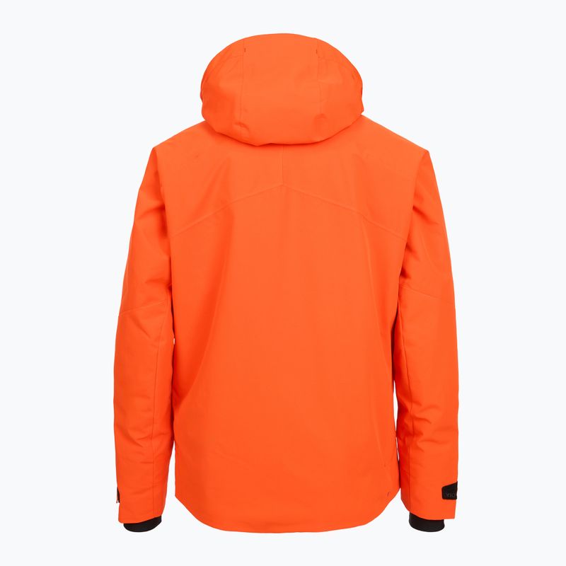 Men's ski jacket Descente Angular Line mandarin orange 2