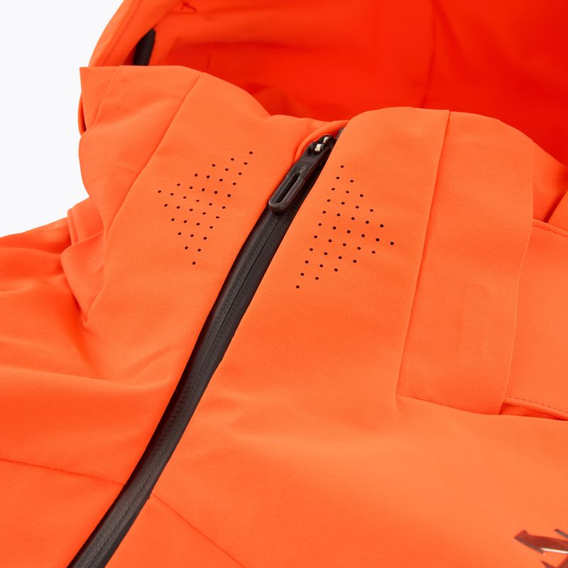Men's ski jacket Descente Angular Line mandarin orange 3