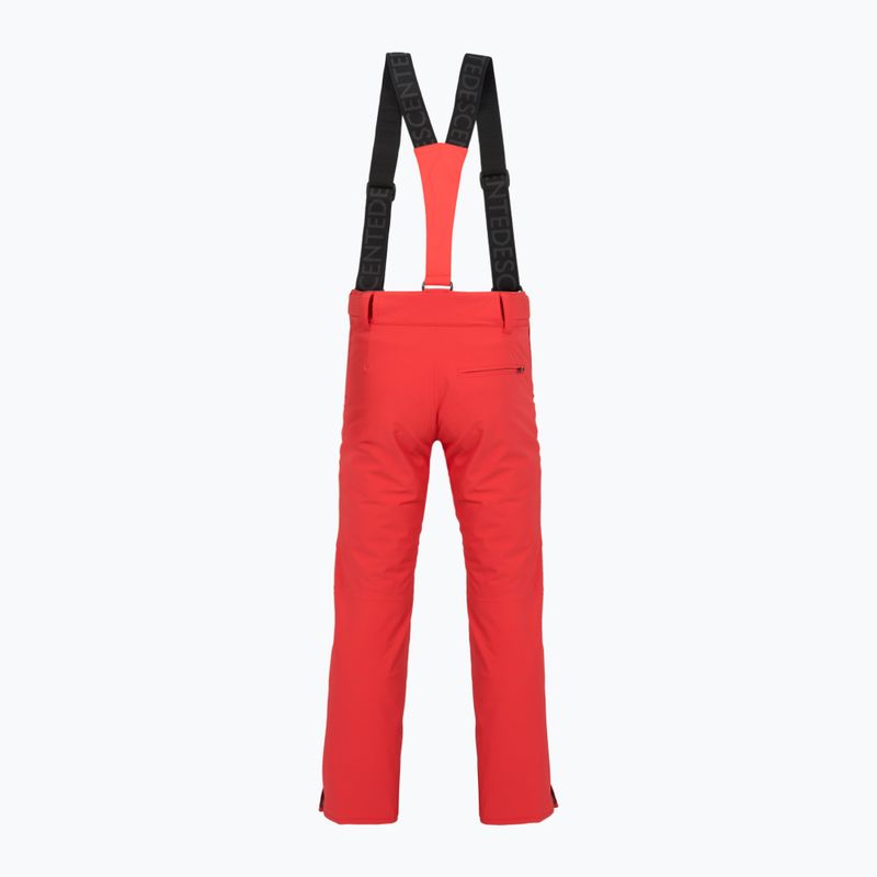 Men's ski trousers Descente Swiss electric red 2