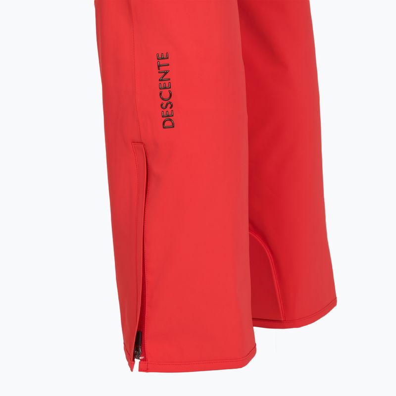 Men's ski trousers Descente Swiss electric red 4