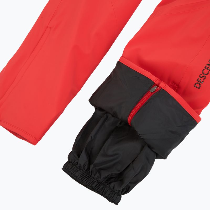 Men's ski trousers Descente Swiss electric red 5