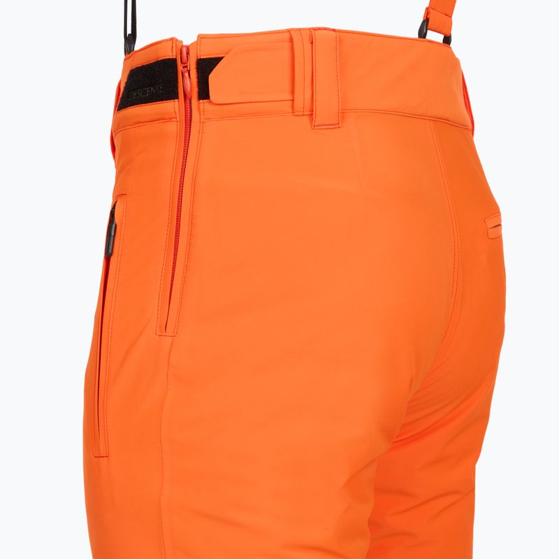 Men's ski trousers Descente Smooth mandarin orange 4