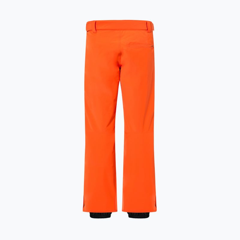 Men's ski trousers Descente Smooth mandarin orange 2