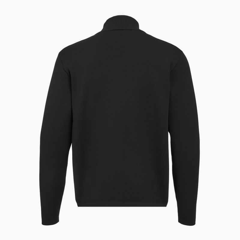Sweater Descente Half Zip Logo black 2
