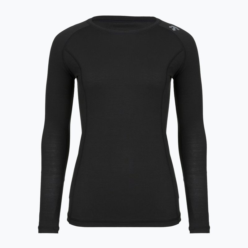 Women's thermal base layer sweatshirt Descente Base Layer black