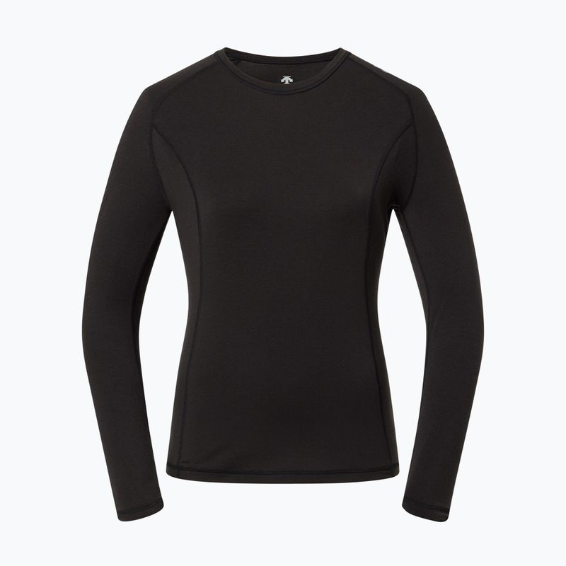 Women's thermal base layer sweatshirt Descente Base Layer black