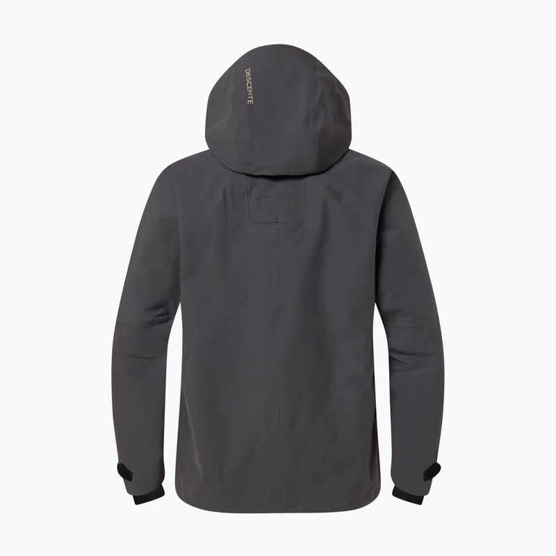 Men's ski jacket Descente Swiss 3L Hard Shell dark grak 2