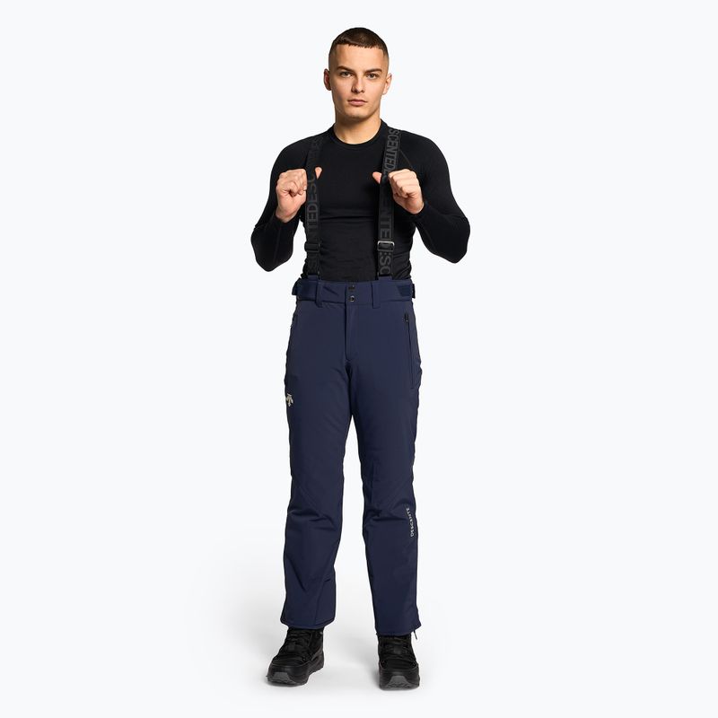 Men's ski trousers Descente Swiss dark night