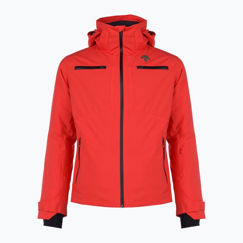 Men's ski jacket Descente Nick electric red 6