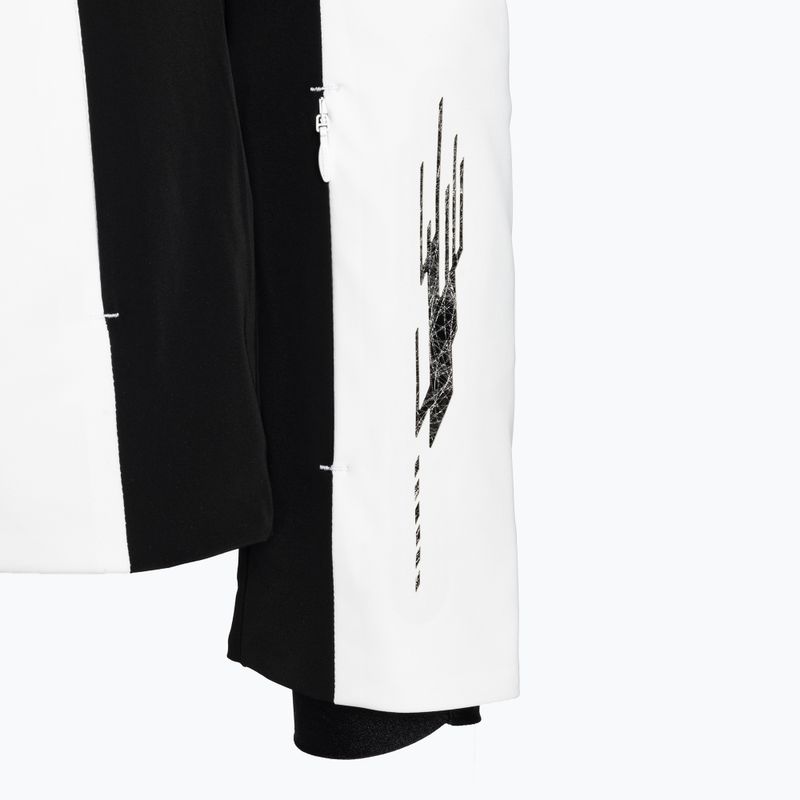 Women's ski jacket Descente Quine super white 3