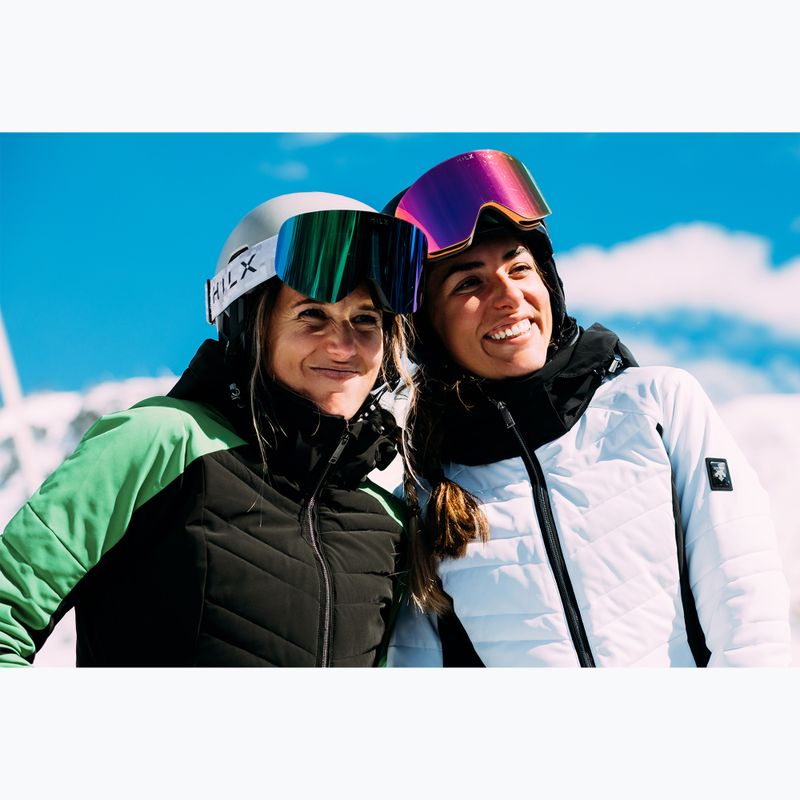 Women's ski jacket Descente Quine super white 7