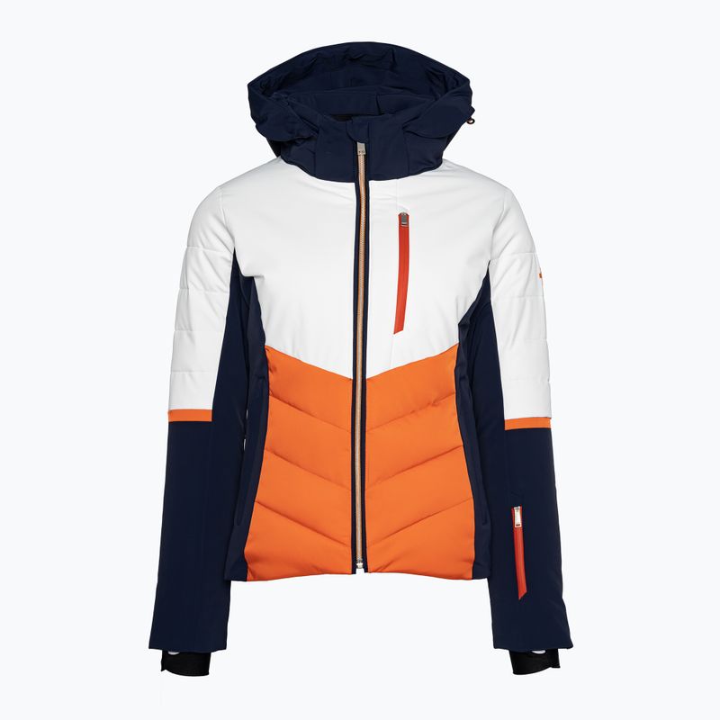 Women's ski jacket Descente Iris mandarin orange 6