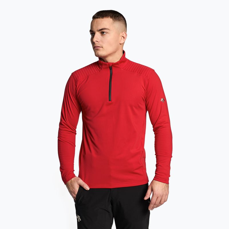 Men's ski sweatshirt Descente Piccard electric red