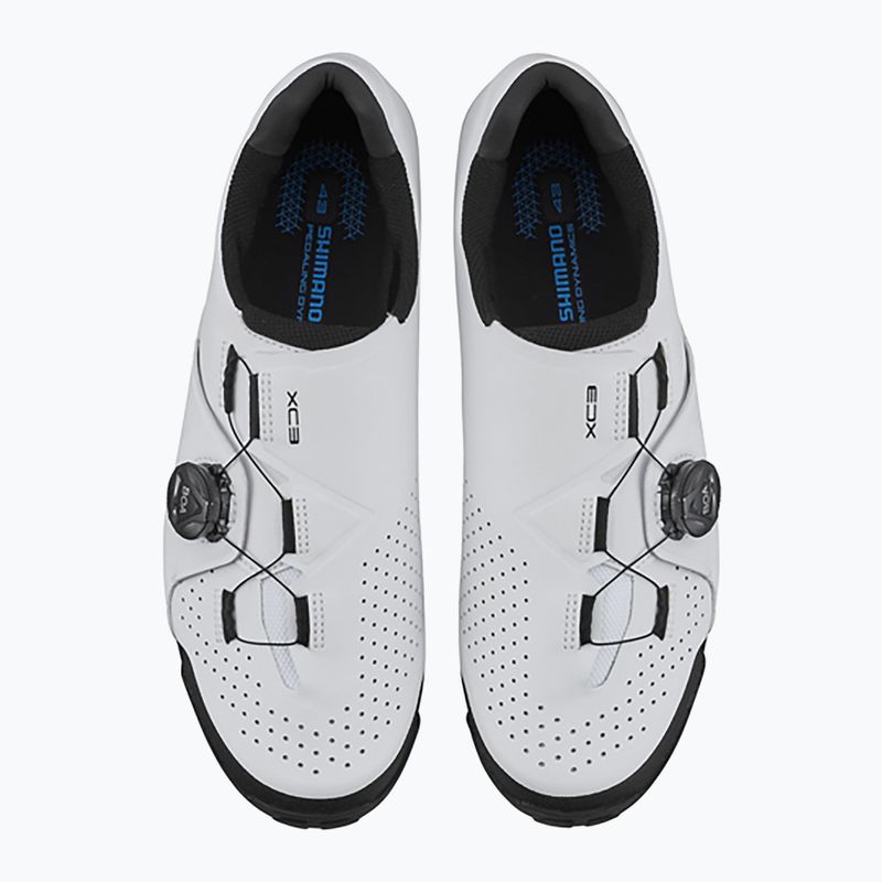 Men's MTB cycling shoes Shimano SH-XC300 white 2