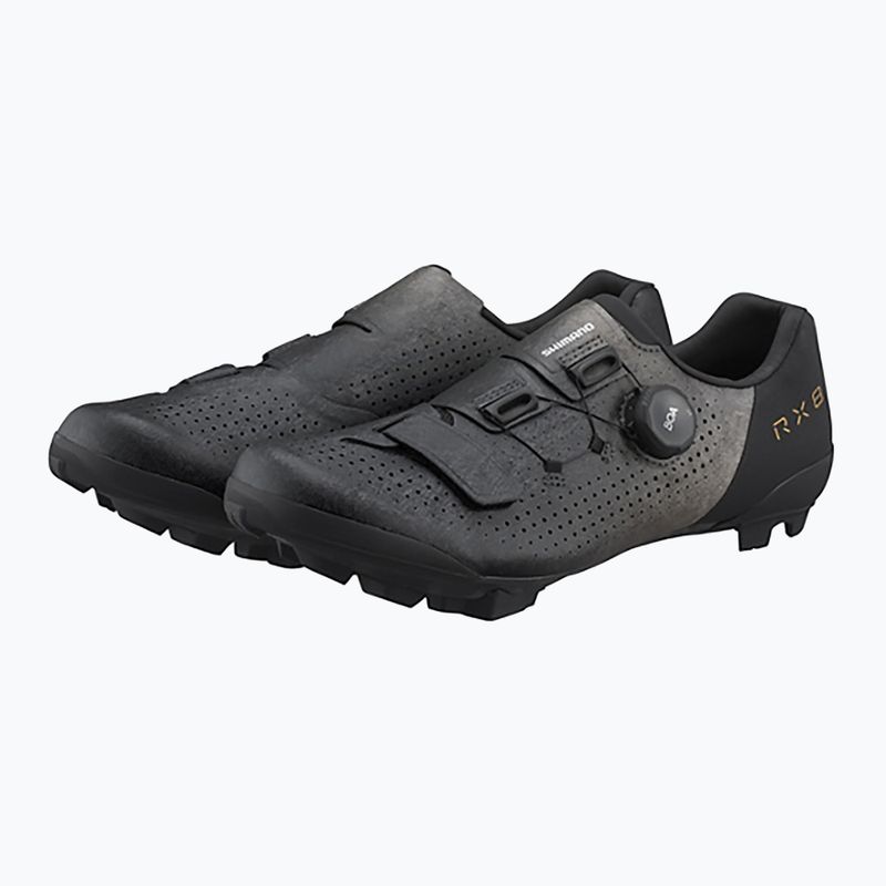 Shimano SH-RX801 men's gravel shoes black 2