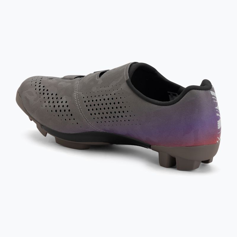 Women's gravel shoes Shimano SH-RX600 gray/purple 3