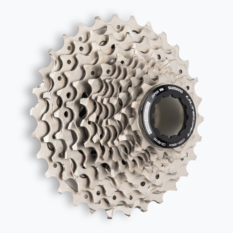 Shimano Ultegra 12 speed bicycle cassette CS-R8100 11-30 silver ICSR810012130