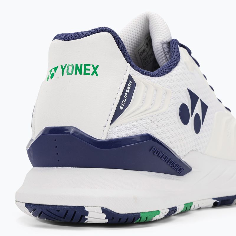 Women's tennis shoes YONEX Power Cushion Eclipson 4 white/aloe 9