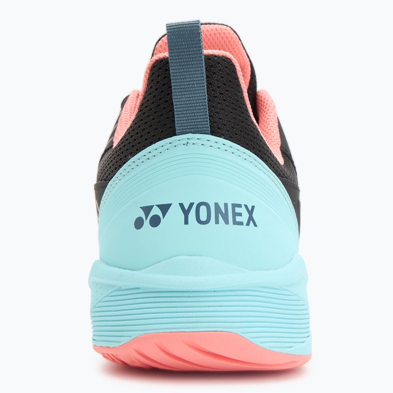 Men's tennis shoes YONEX Sonicage 3 CL black/sky blue 6