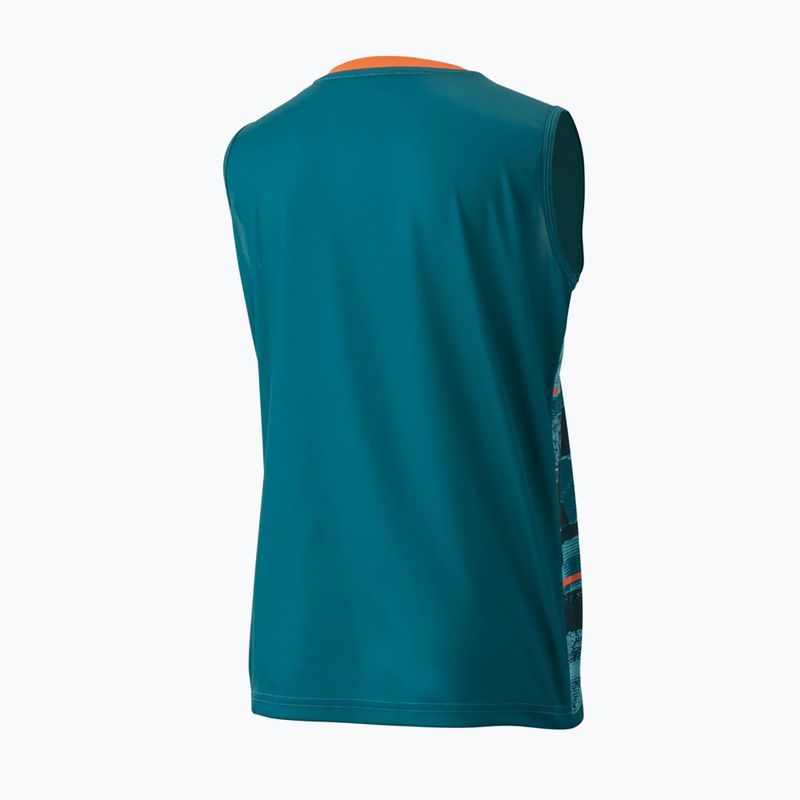 Women's tennis shirt YONEX 0035 Club Sleeveless W blue/green 2