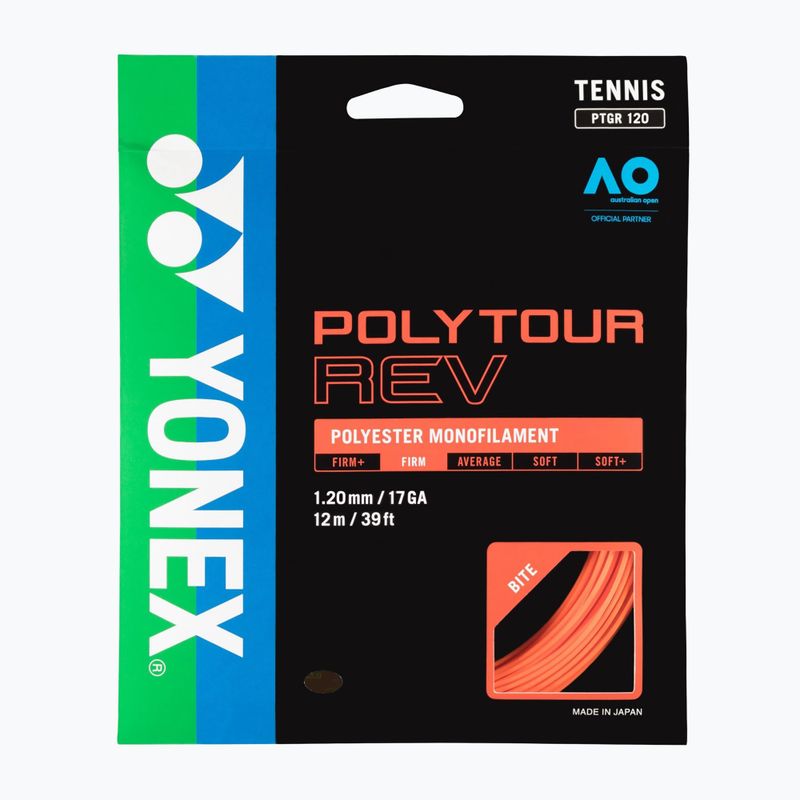 Tennis string YONEX Poly Tour Rev 120 Set 12 m mint 2