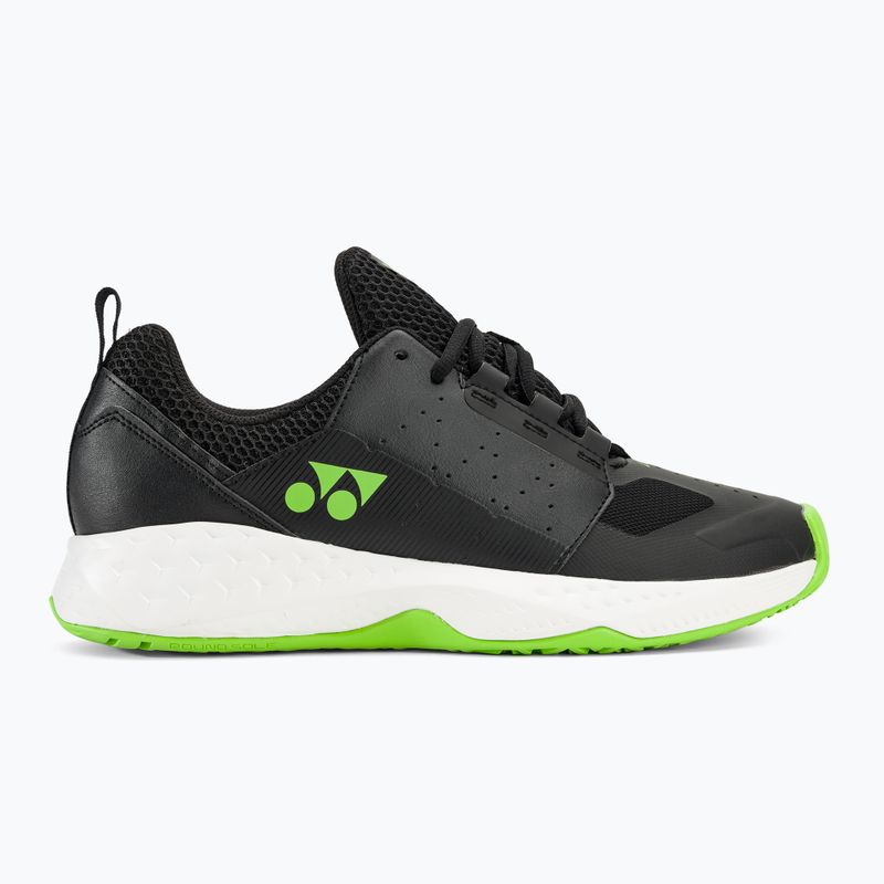 Men's tennis shoes YONEX Lumio 4 black/lime green 2