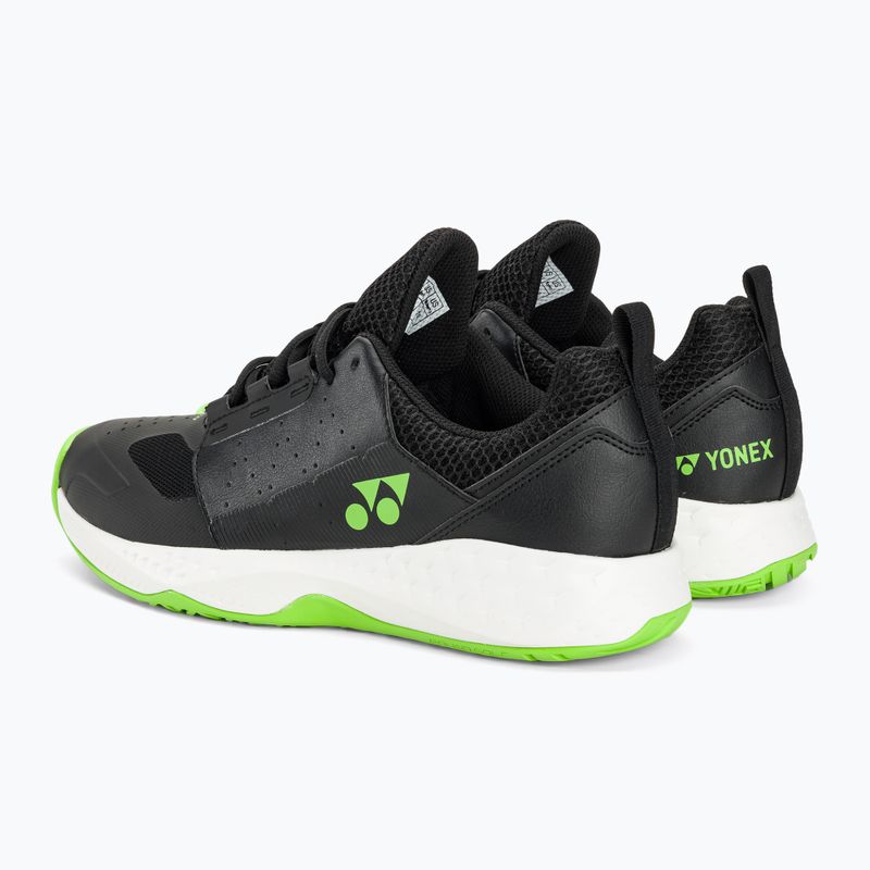 Men's tennis shoes YONEX Lumio 4 black/lime green 3