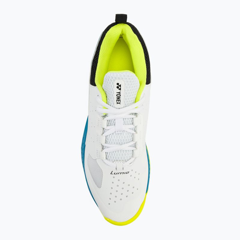 Men's tennis shoes YONEX Lumio 4 white/ocean blue 6