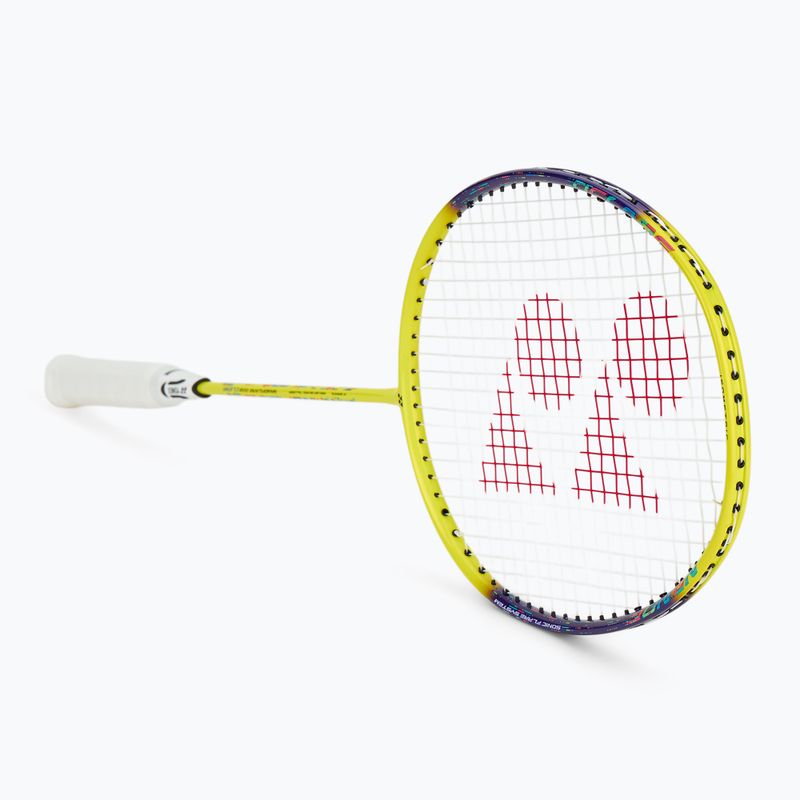 Badminton racket YONEX Nanoflare 002 Clear 2025 white/yellow 2