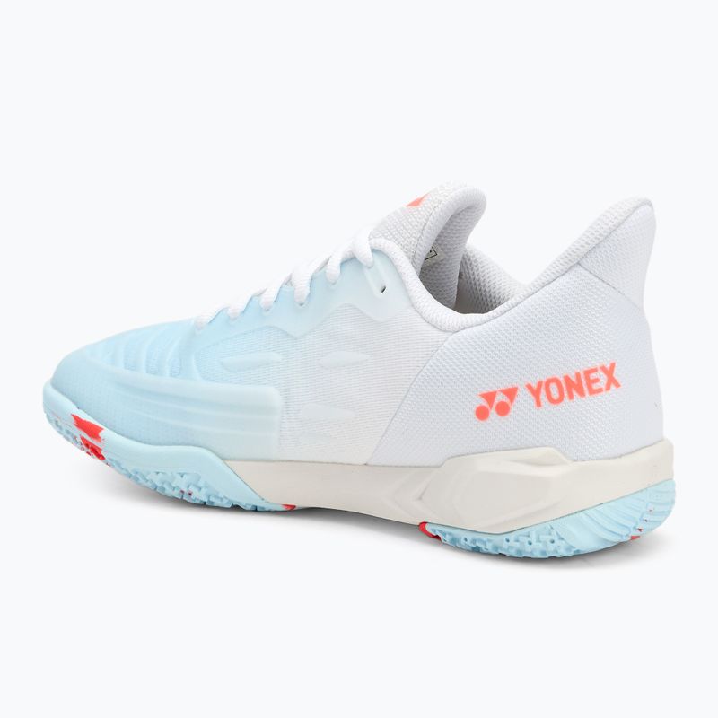YONEX women's shoes Cascade Drive 2 white/water blue 3
