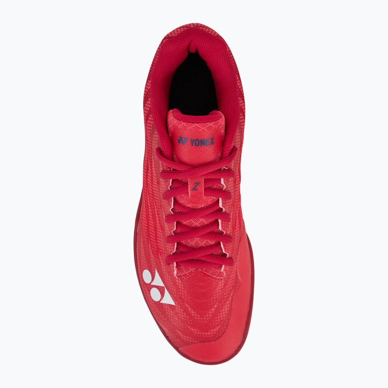 Men's badminton shoes YONEX Aerus Z2 ruby red 5