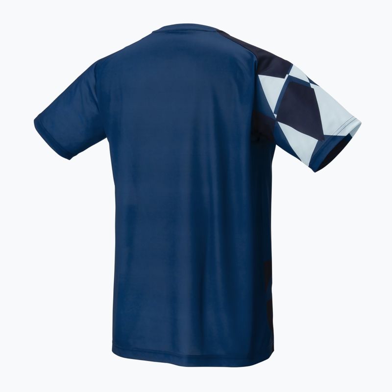 Men's tennis shirt YONEX 16744 Practice ink blue 2
