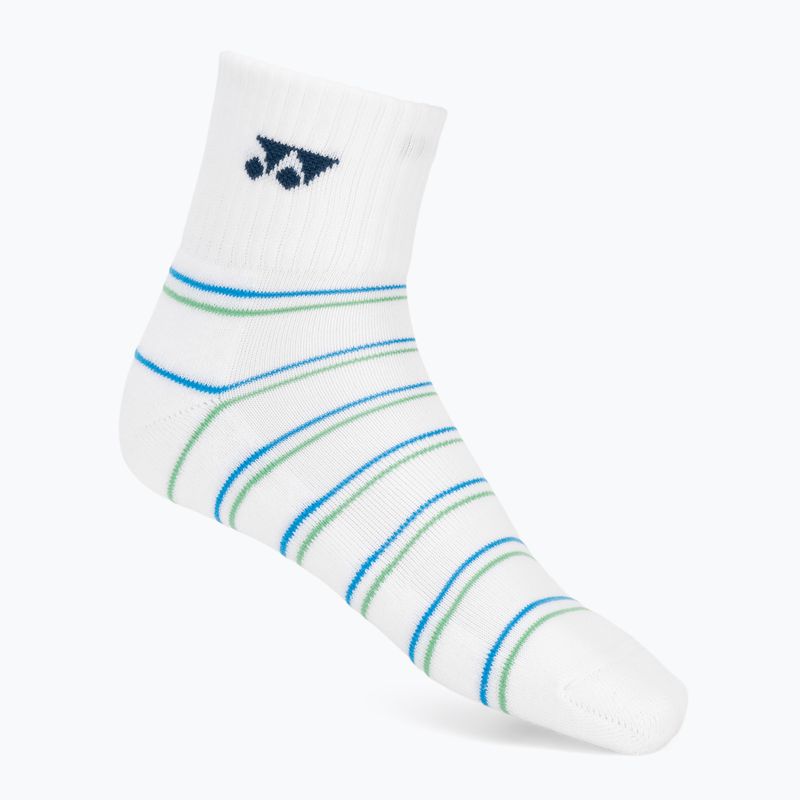 Socks YONEX 19236 Quarter 3 pairs navy/white/green 3