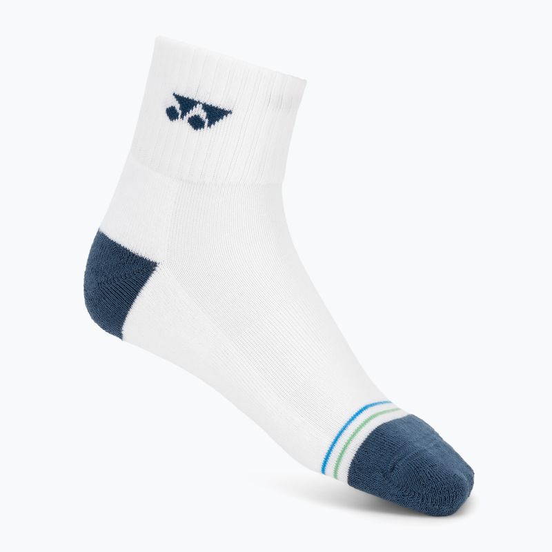 Socks YONEX 19236 Quarter 3 pairs navy/white/green 4