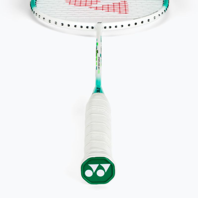 Badminton racket YONEX Nanoflare 001 Feel 2025 white/ mint 3