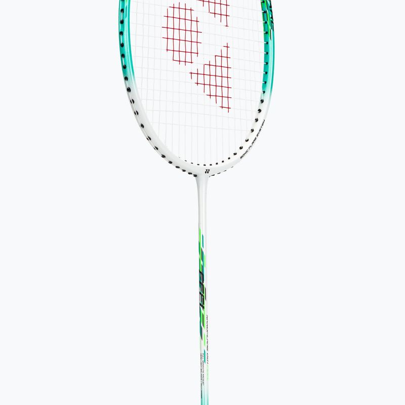 Badminton racket YONEX Nanoflare 001 Feel 2025 white/ mint 4