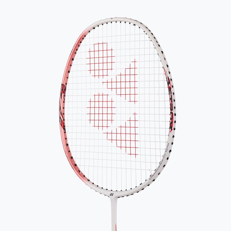 Badminton racket YONEX Astrox 01 Ability 2025 white/ pink 3