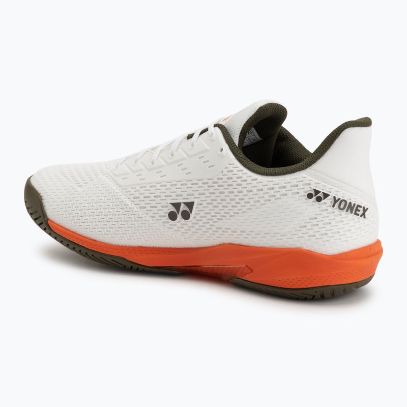 Men's tennis shoes YONEX Power Cushion Ad-Accel white/orange 3