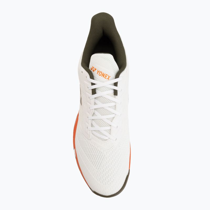 Men's tennis shoes YONEX Power Cushion Ad-Accel white/orange 5
