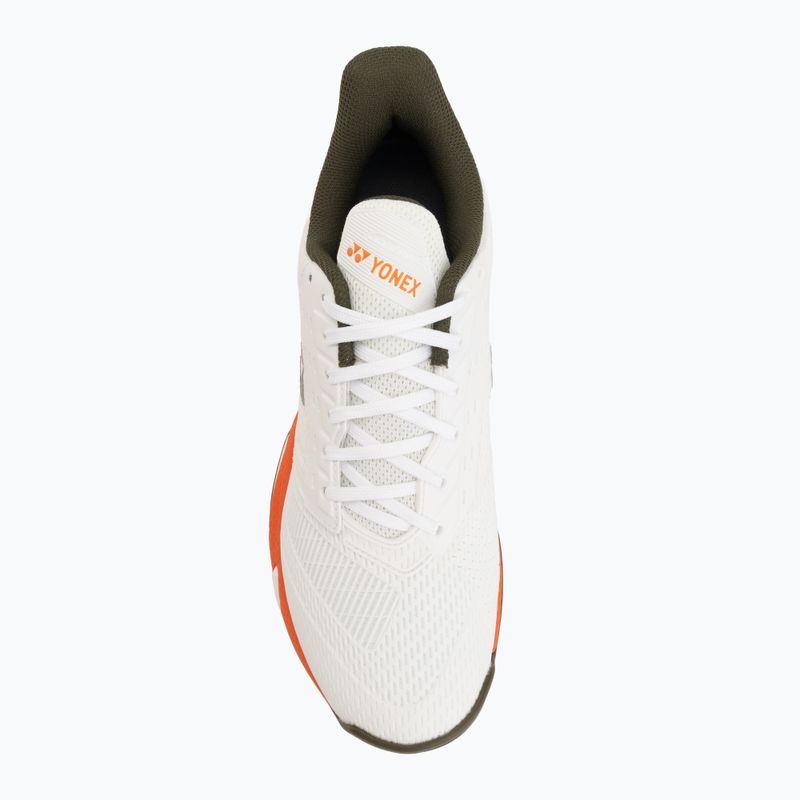 Women's tennis shoes YONEX Power Cushion Ad-Accel white/orange 5