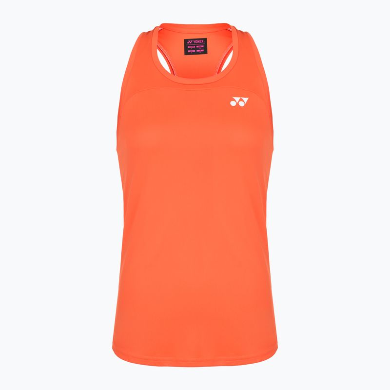 Women's tennis shirt YONEX 16853 Practice Tank In cyber orange