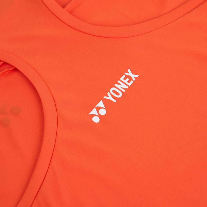 Women's tennis shirt YONEX 16853 Practice Tank In cyber orange 4