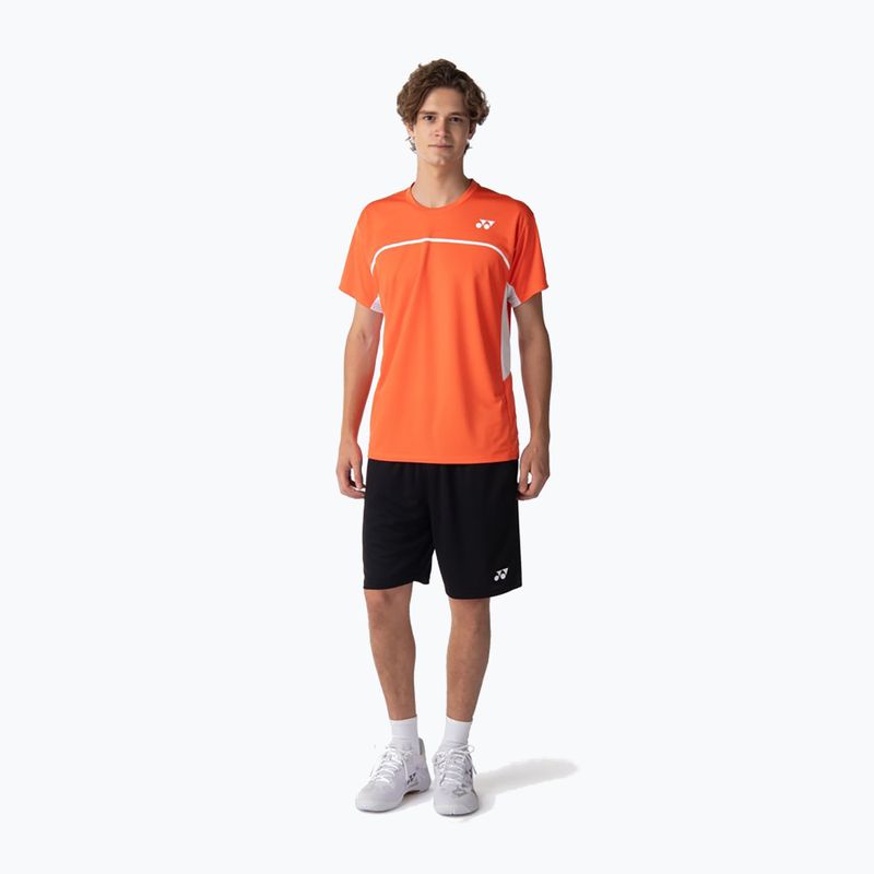 Men's T-shirt YONEX 10726 Practice Crew Neck cyber orange 2