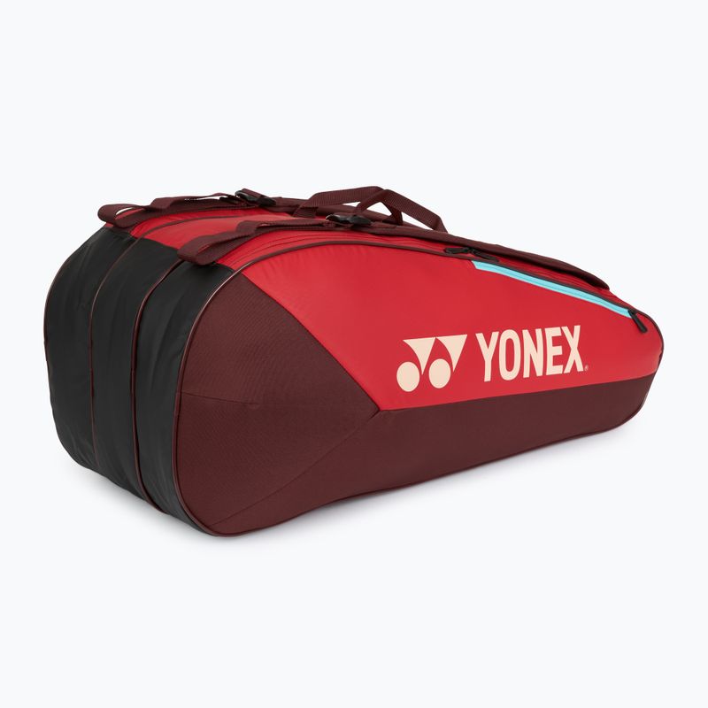 Tennis bag YONEX 42529 Team Racquet Bag 9 pcs ruby red 4