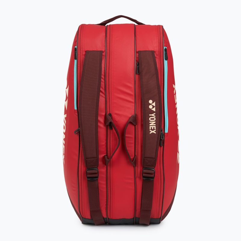 Tennis bag YONEX 42529 Team Racquet Bag 9 pcs ruby red 6