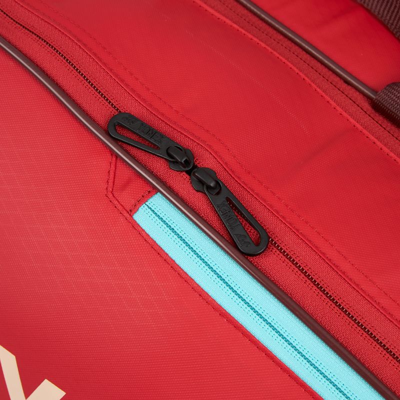 Tennis bag YONEX 42529 Team Racquet Bag 9 pcs ruby red 8