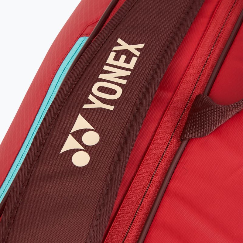 Tennis bag YONEX 42529 Team Racquet Bag 9 pcs ruby red 9